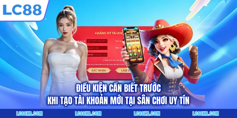 Đăng Ký LC88 - Hướng Dẫn 03 Bước Mở Tài Khoản Nhanh Gọn 2 Điều kiện cần biết trước khi tạo tài khoản mới tại sân chơi uy tín